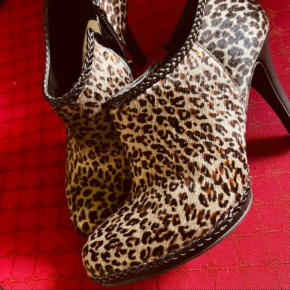 Gray Leopard Booties - Picture 4 of 15